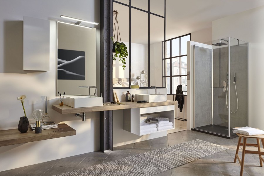 EB68-1400-N07 Столешница с 2 отверстиями для раковин vox еvg102 (40 см) или evf102 (60 см) Jacobdelafon PARALLEL Santreyd - Вид №1