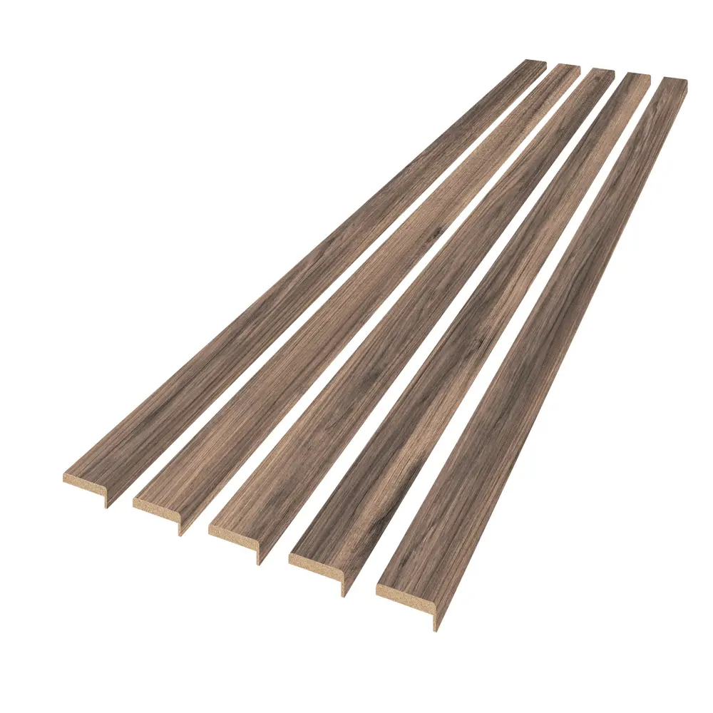 Дверная коробка Дуб Шуя телескопическая 2150x70x8 мм ПВХ цвет коричневый KREAFORTA STLM-2174245 - Вид №1