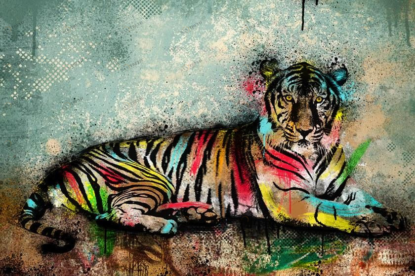 MOMENTI Авторский художественный принт Crazy home paintings Cff-008