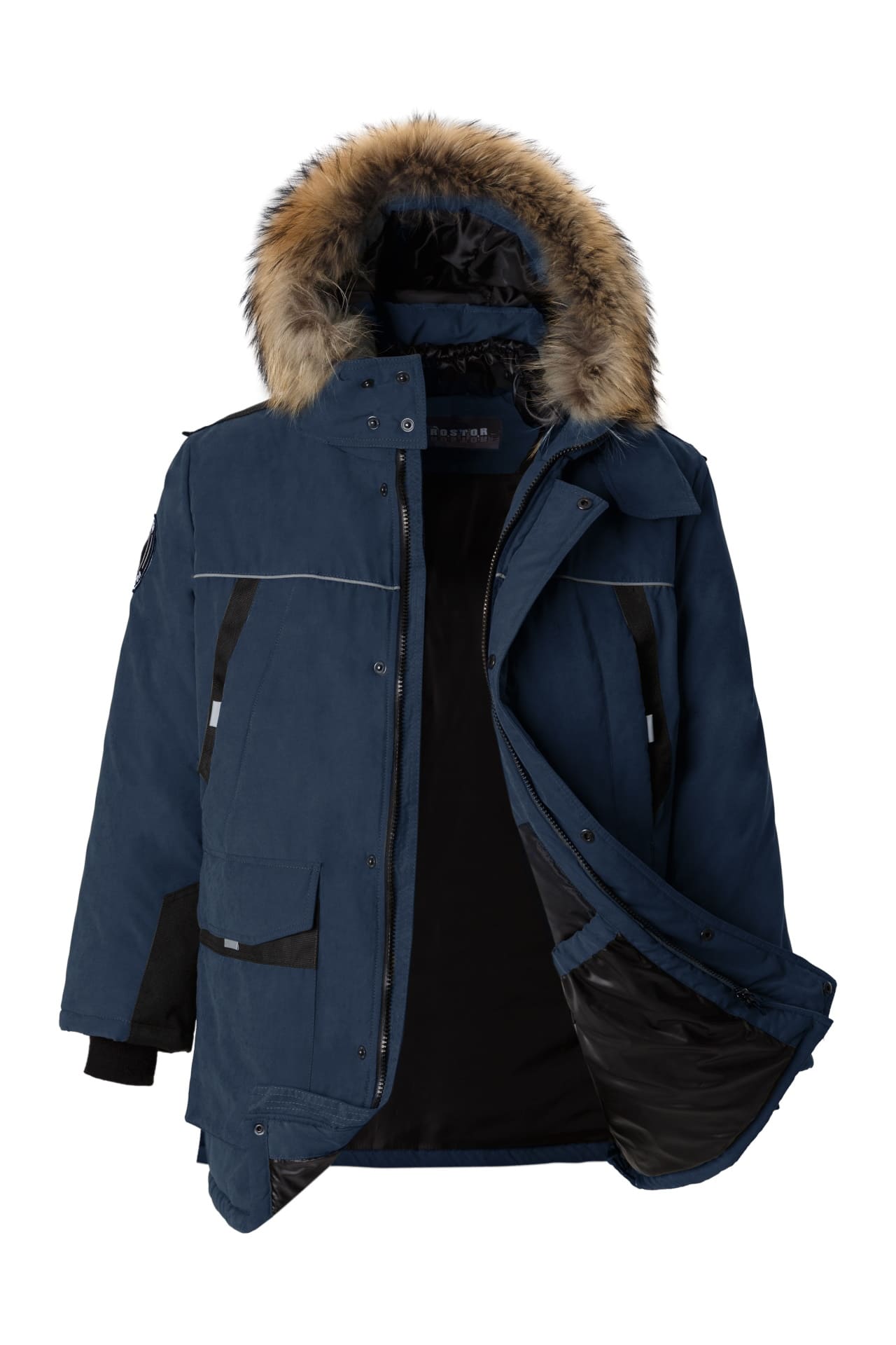 5035749 Куртка "Простор" утепленная темно-синяя  Зимняя спецодежда  размер 56-58/182-188  - Вид №3