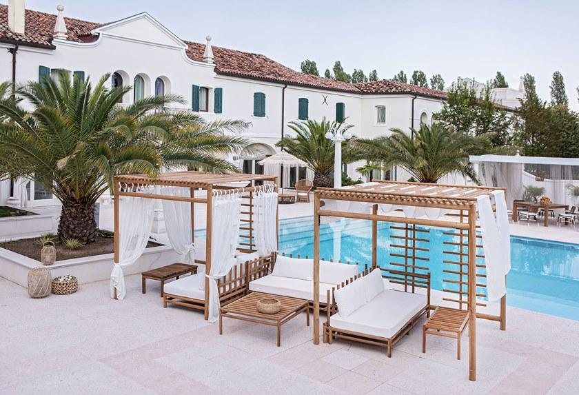 cbdesign Квадратный садовый столик из тика Woo system Tj 328c - Вид №4