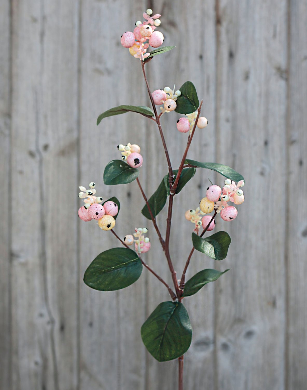 3768 510 a2 Искусственный стебель снежной ягоды, 48 см, розовый H-andreas  - Вид №3