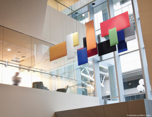 Акустическая подвесная панель из ткани