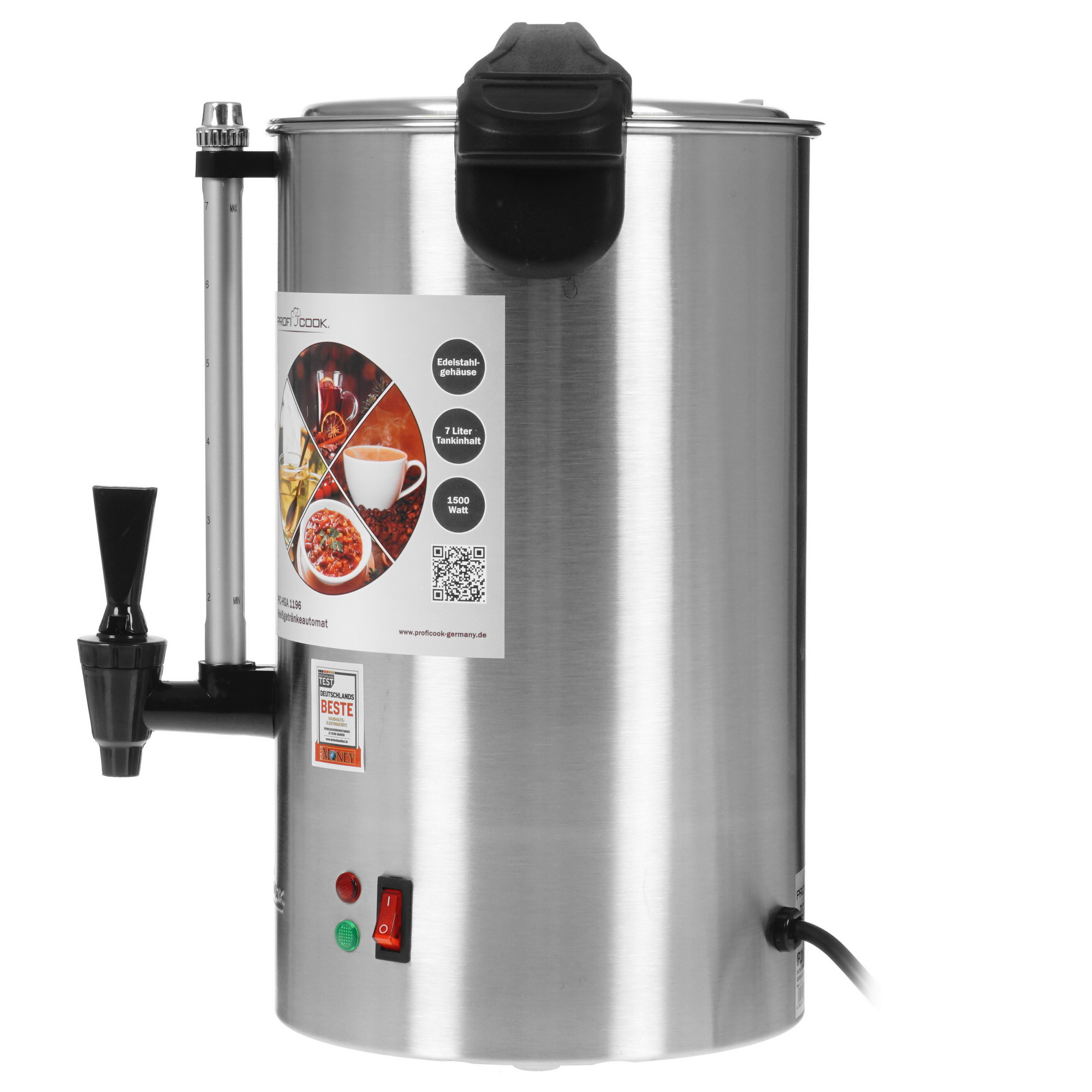 8194251 Термопот Profi Cook PC-HGA 1196 серебристый ProfiCook STDN-0043155 - Вид №3