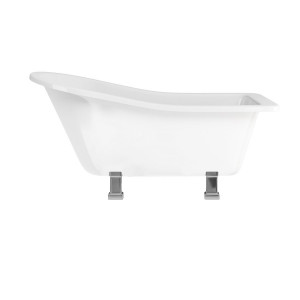 Burlington Бакингемские тапочки для ванн со стандартными ножками с ножками Period в Chrome E6 E9 CHR