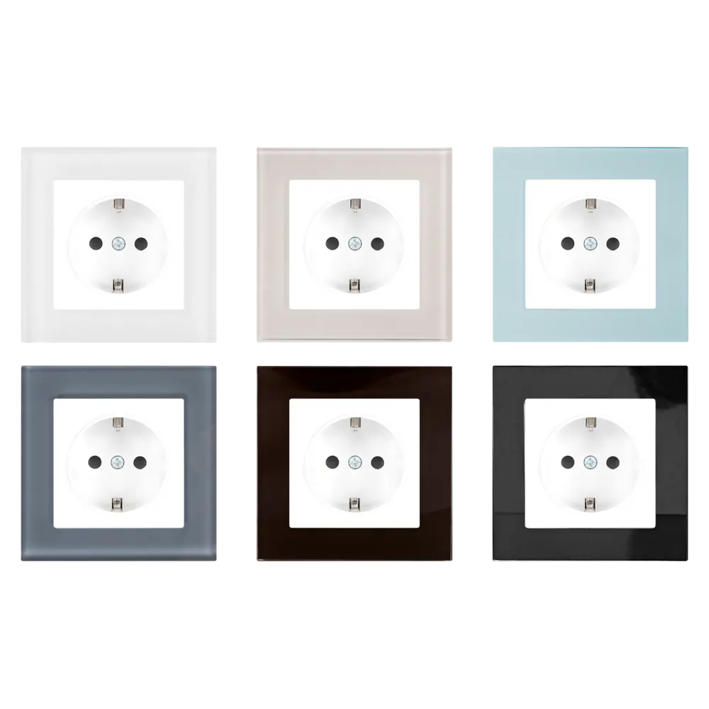 Розетка WERKEL с защитными шторками и заземлением 17782037 Встраиваемые механизмы STLM-1108535 - Вид №1