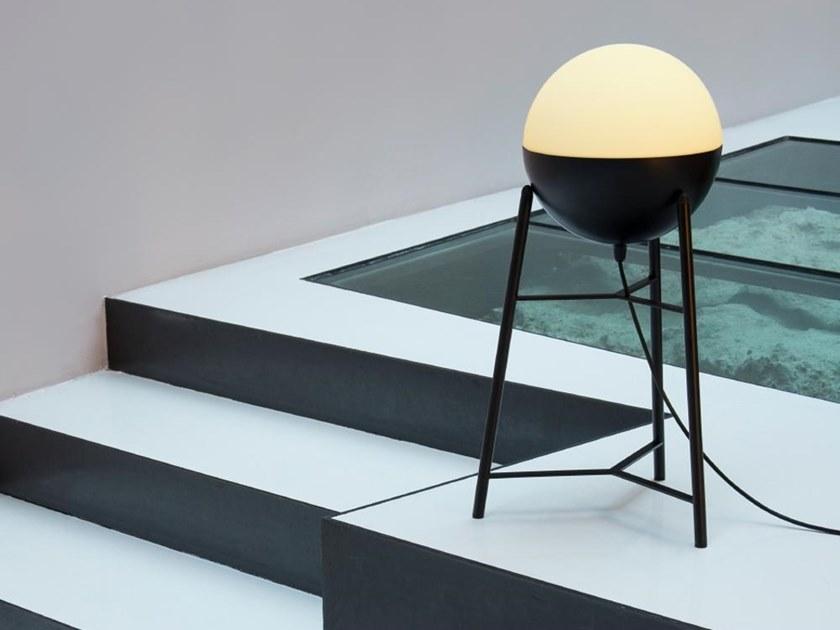 Milan Iluminacion Настольная светодиодная лампа отраженного света из стали Half sun-id-1382102 - Вид №3