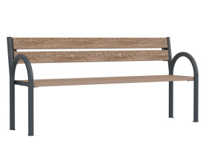 Скамья WPC со спинкой