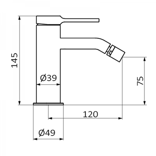 Смеситель для биде TIME GRB MIXERS 47712470 - Вид №1