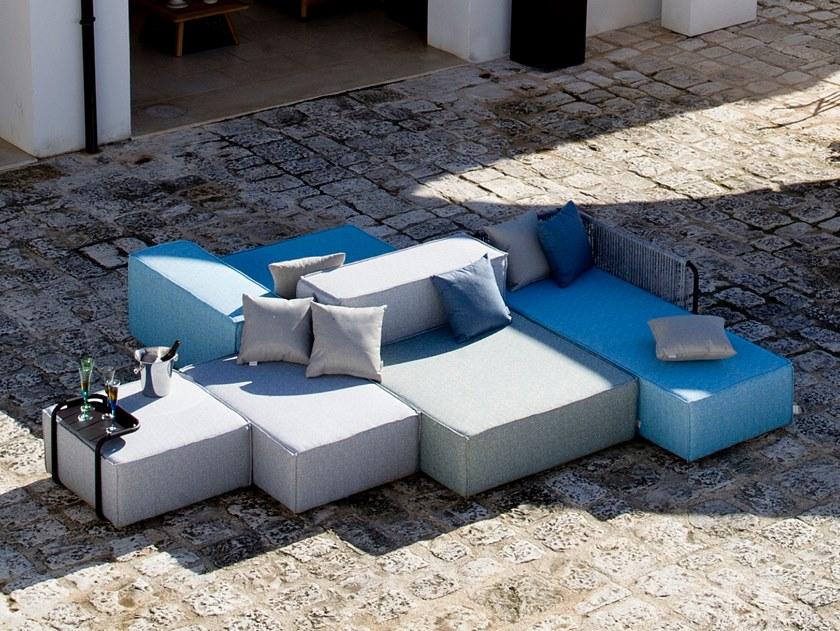 Unopiù Модульный садовый диван со съемным чехлом из ткани sun-id-1418643 - Вид №3