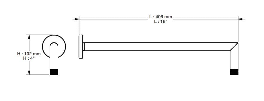 Набор термостатических встраиваемых ванн с ручным душем BARIL Petite B04 ARCH-00044143 - Вид №8