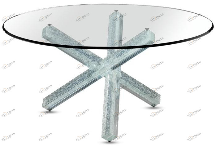 Reflex Круглый обеденный стол из стекла Transeo sun-id-1440918