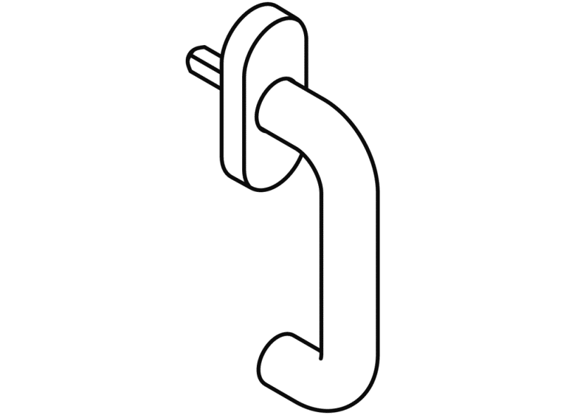 111FG.1 оконная ручка HEWI System 111 | Polyamid  - Вид №23