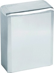 PP0006C Настенный контейнер с крышкой для гигиенических салфеток mediclinics 