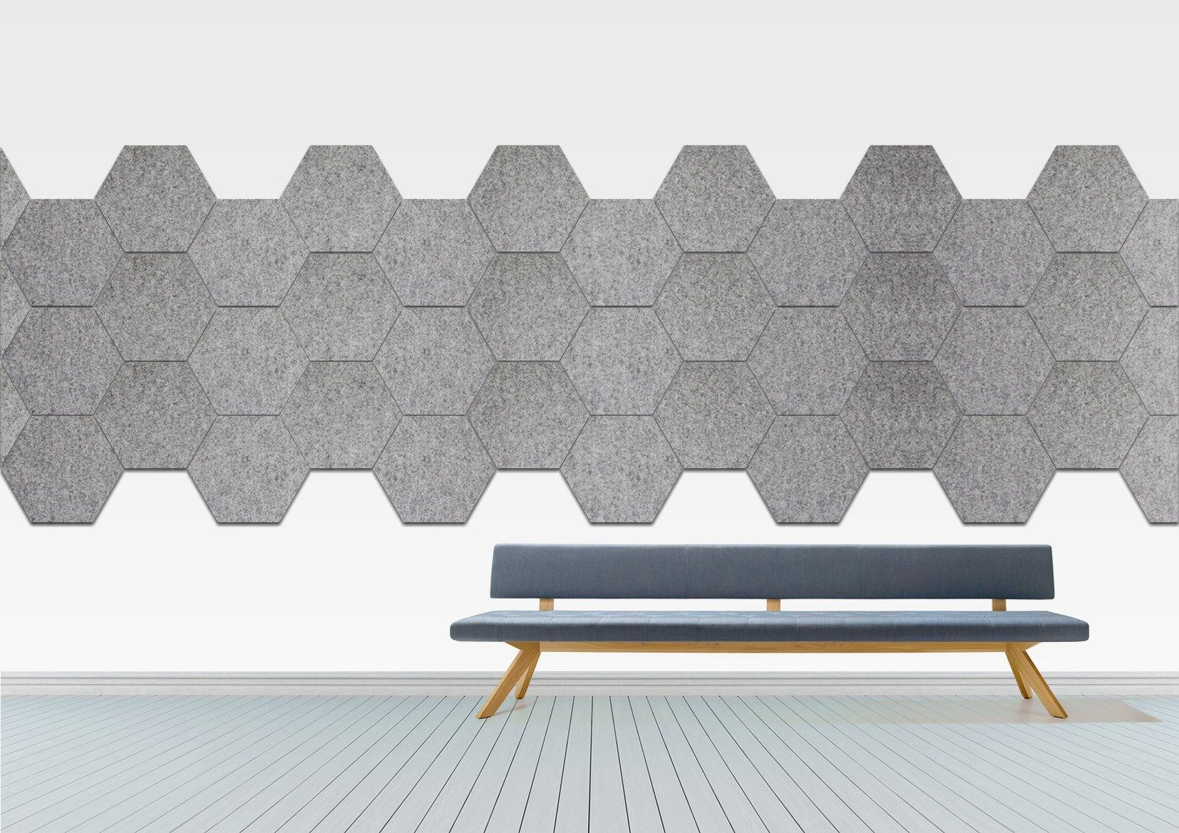 ПЭТ акустическая панель Slalom войлок ARCH-00126697 - Вид №7