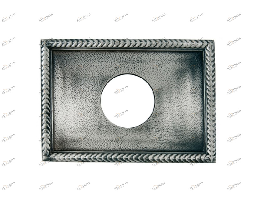 046291.000.71 Комплект отделки для душевой системы monolever Античное серебро Mestre 