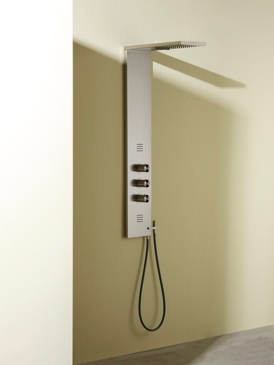 Термостатическая душевая колонна из нержавеющей стали с водопадом BEAMTECH M3 CLNR400 ARCH-00031124 - Вид №1