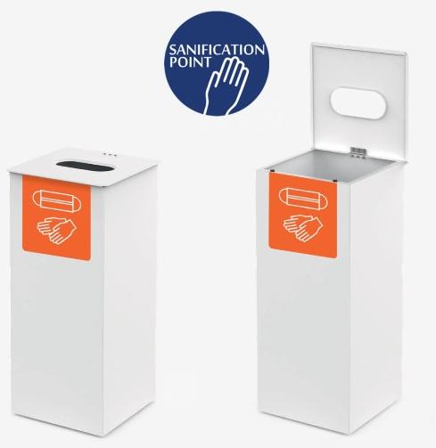 Metalco Мусор для утилизации масок и перчаток Sanification point sun-id-1377277 - Вид №1