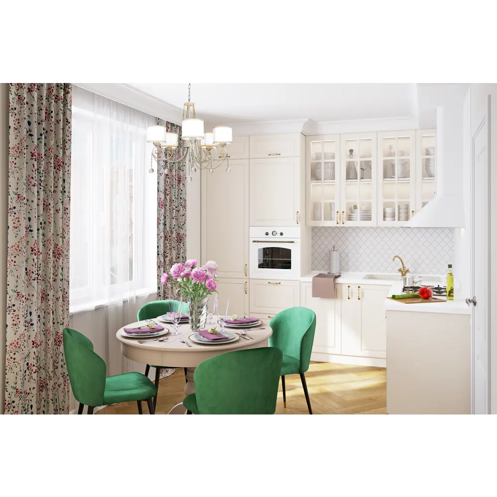 KONSENSA Карниз Оксфорд Delinia ID для кухонных фасадов 220x7 см бежевый 89366076 STLM-1568195 - Вид №5