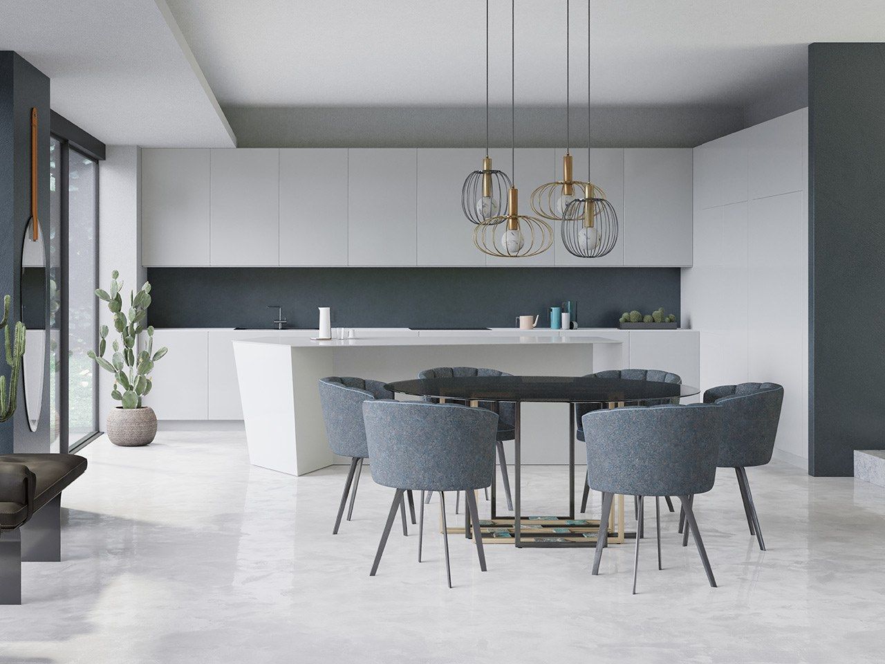 Мягкий стул из ткани Borzalino Diva ARCH-00134292 - Вид №3