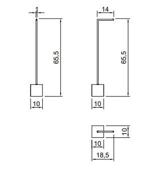 Держатель рулона / держатель для полотенец Antoniolupi BIVIO ARCH-00037540 - Вид №15