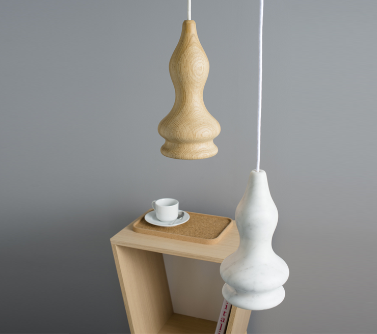 Ex.T Blub 3 Подвесной светильник из натурального дуба s-showroomEXBLUB3 - Вид №2