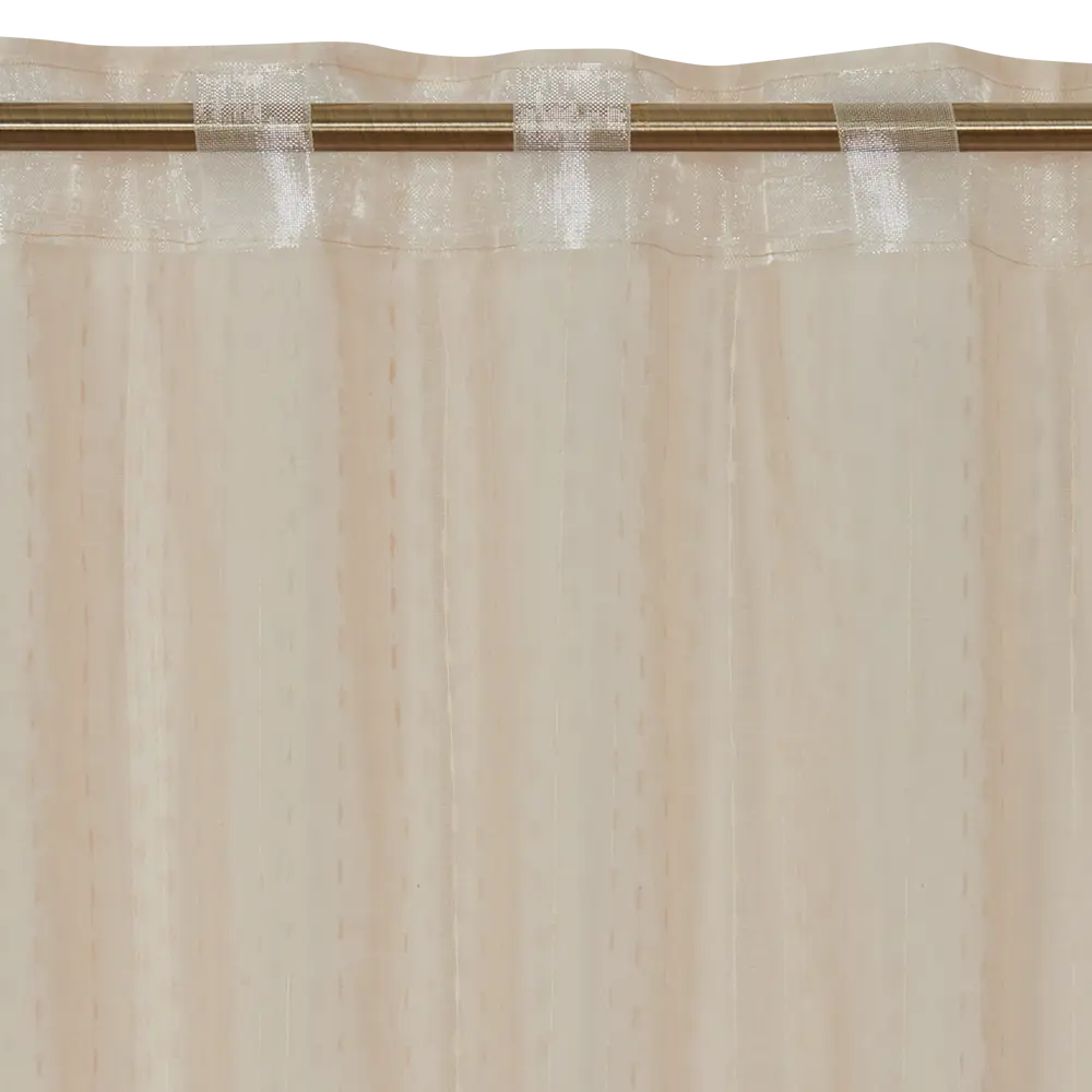 Тюль на ленте со скрытыми петлями Livia Paper2 500x280 см цвет бежевый 83367543 STLM-2044300 INSPIRE  - Вид №4