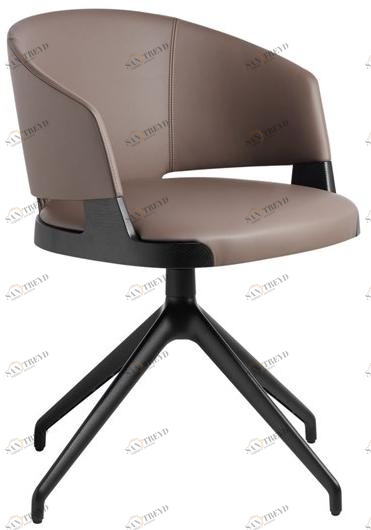 Potocco Поворотное кожаное кресло с подлокотниками Velis 942/pag