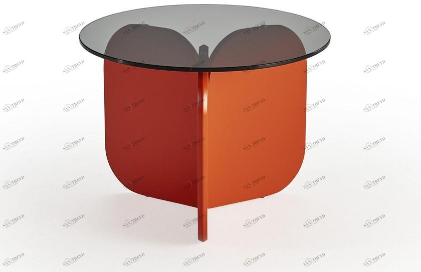 Sancal Круглый стеклянный журнальный столик La isla sun-id-1385594