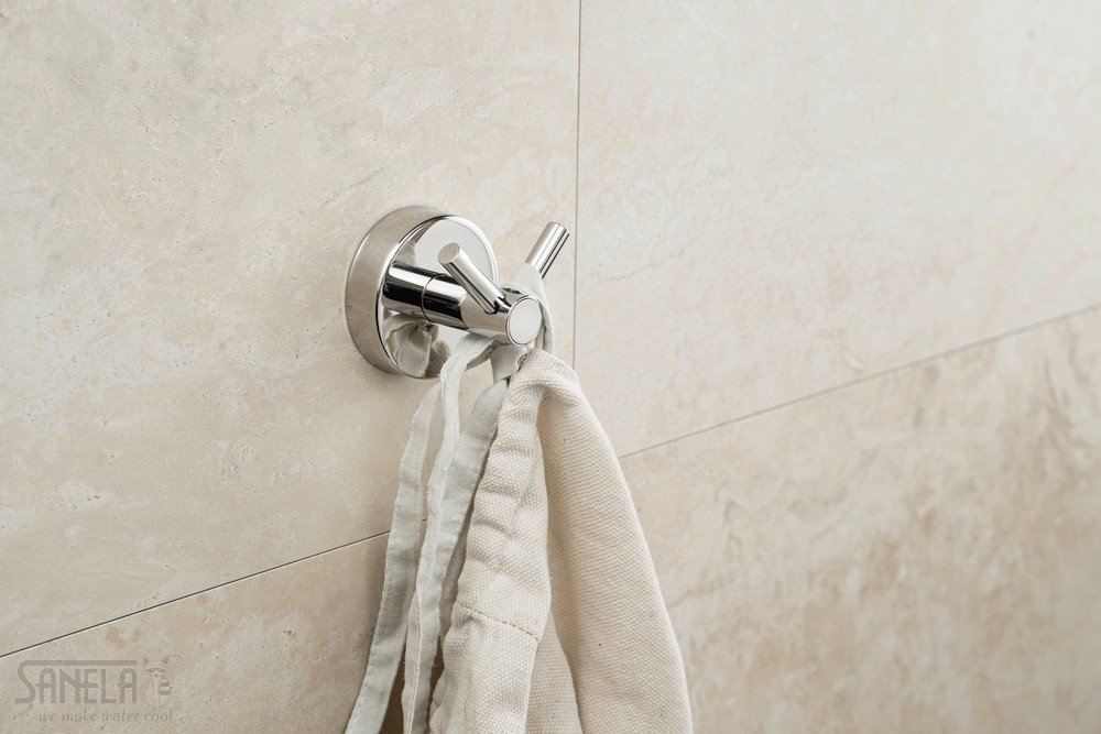 62010 Нержавеющая двойная вешалка, глянцевая поверхность SANELA  - Вид №1