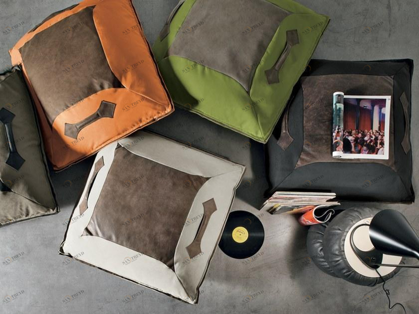 Gruppo Tomasella Квадратная подушка из ткани для пола sun-id-1408842