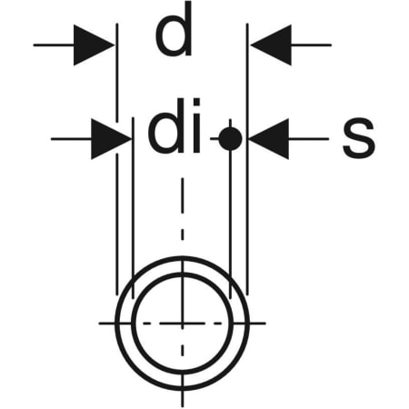 19411 Geberit Mapress C-Stahl Systemrohr innen und aussen verzinkt Geberit  - Вид №3