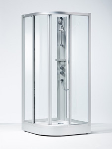 626333 IFO Душевая кабина круглая из кварца SKR NK, Pillar luxury SP N Art