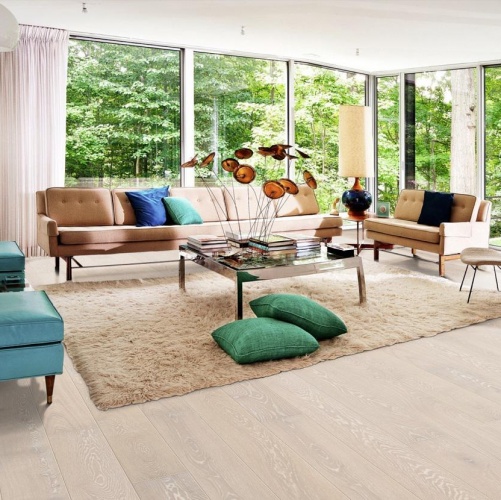 Паркетная доска Kahrs Дуб Снег 2600200508 - Вид №10