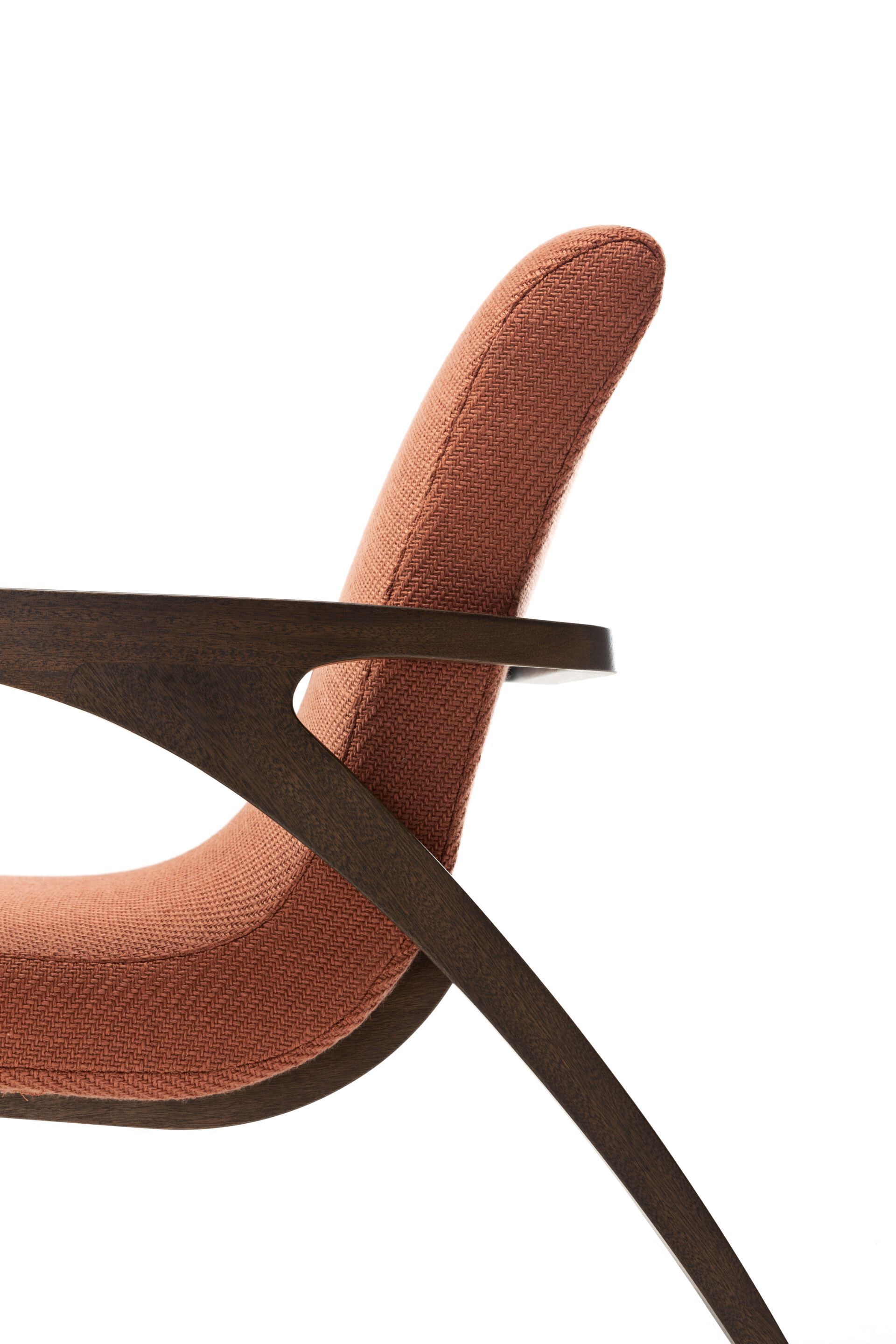 Ткань сад стул с подлокотниками Exteta Franco Albini Re-edition ARCH-00095404 - Вид №6