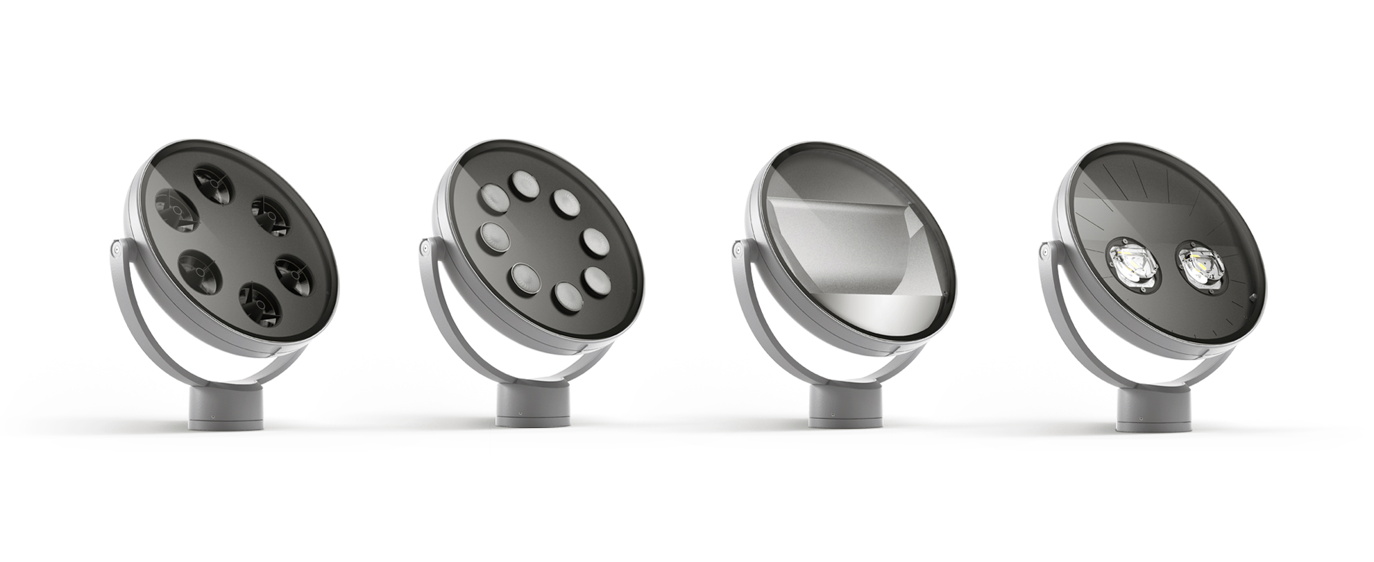 8840603 Проектор Platek SUN Large Proiettore  SUN Large Floodlight - 32 LED RGBW 40°  - Вид №1