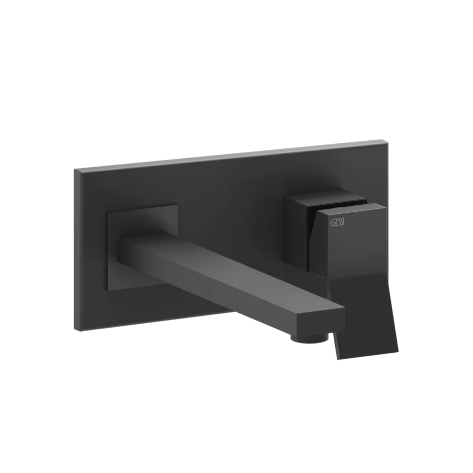 Смеситель для умывальника 53088 299 Gessi Rettangolo k МАТОВО-ЧЕРНЫЙ 53088299