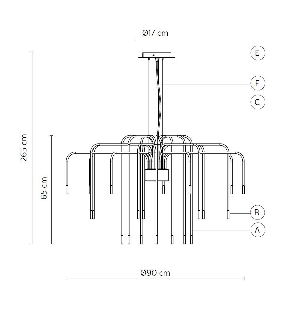 Светодиодный подвесной светильник с регулируемой яркостью Karman BOOM ARCH-00069734 - Вид №8