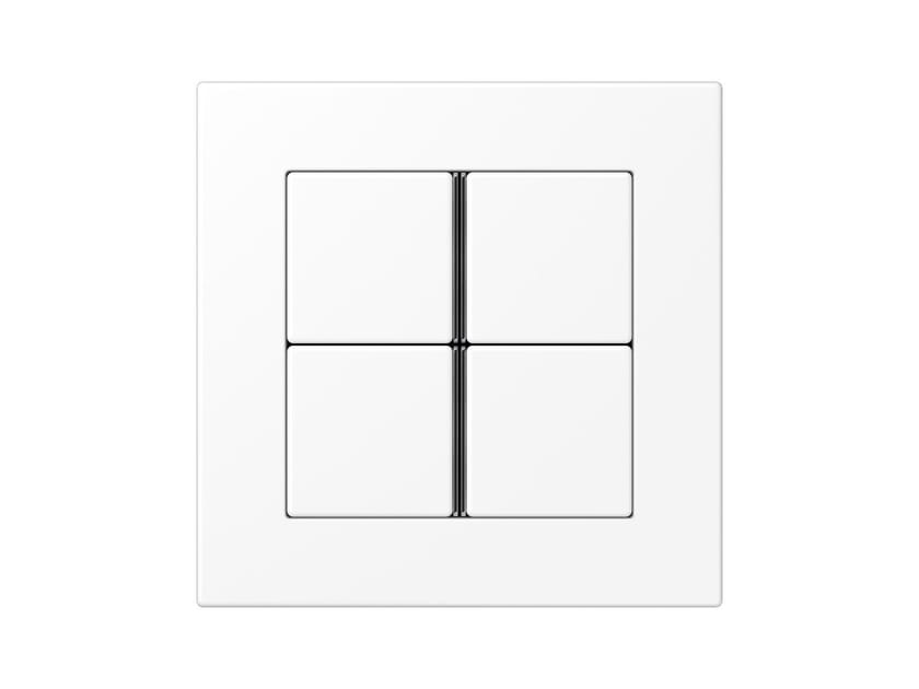 Матовый альпийский белый четырехъядерный переключатель F40 JUNG ARCH-00146753