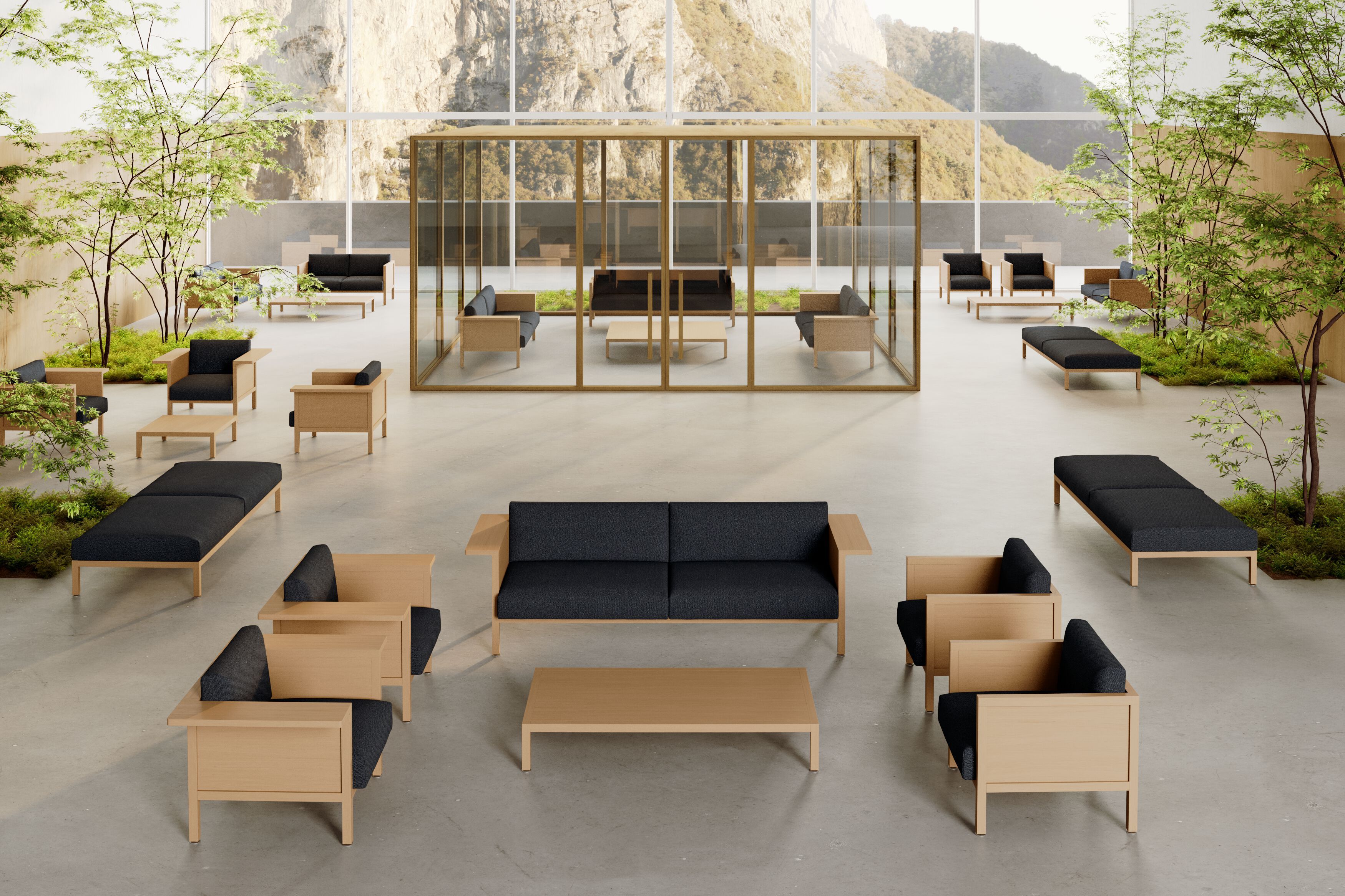 3-местный тканевый диван Citterio Borealis ARCH-00108128 - Вид №5