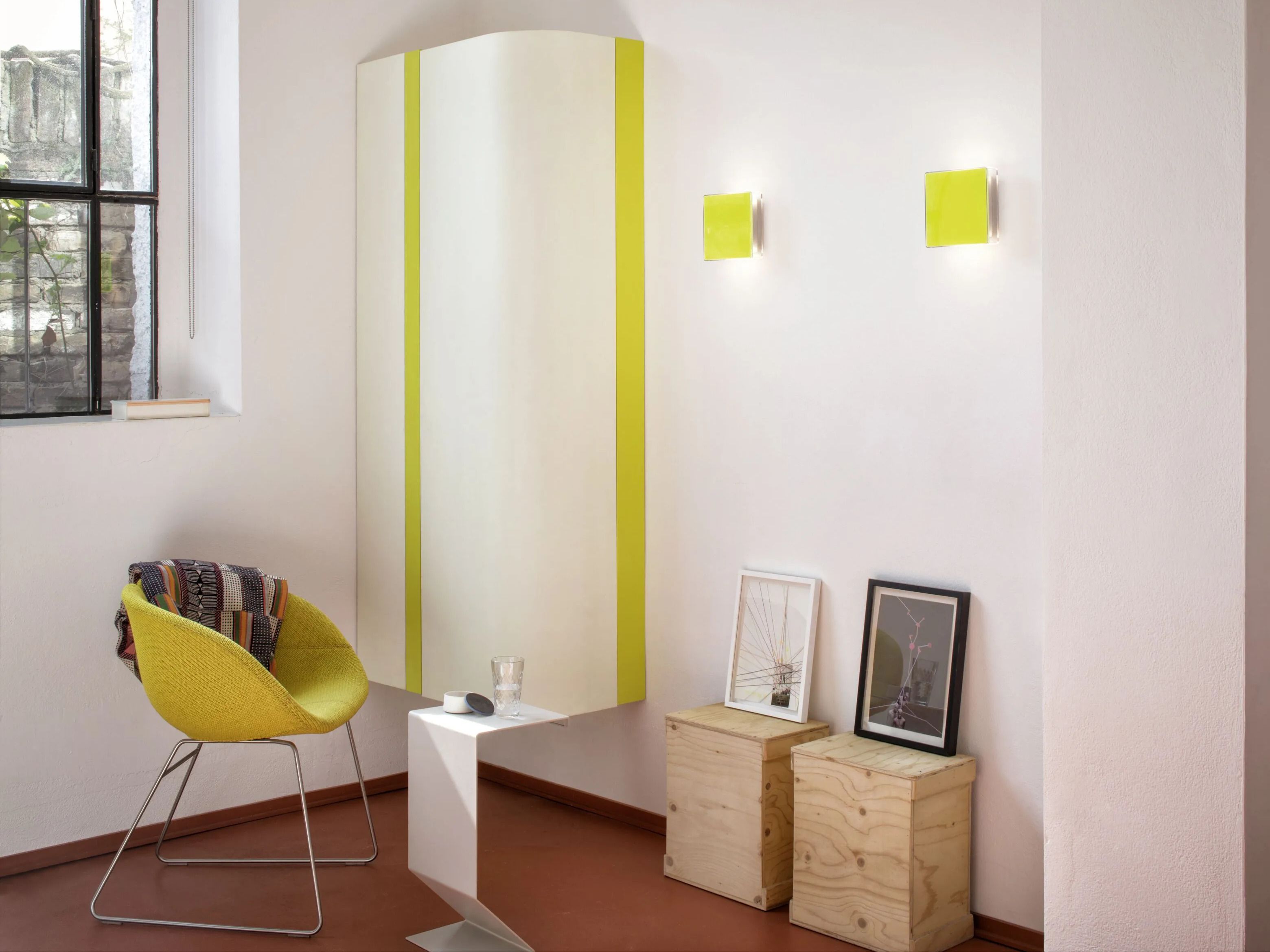 Алюминиевый и стеклянный светодиодный настенный светильник serien.lighting приложение ARCH-00048259 - Вид №2