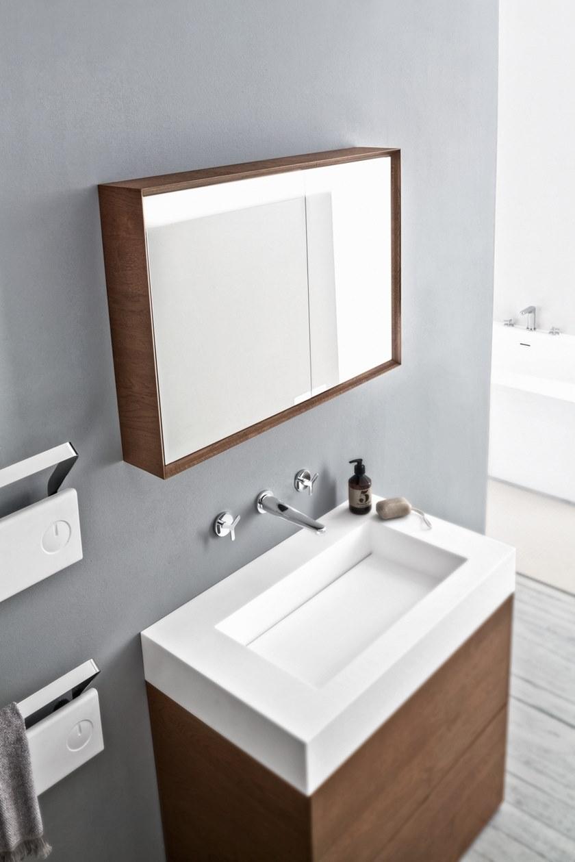 ARBLU Прямоугольное зеркало с настенным контейнером sun-id-1454947 - Вид №5