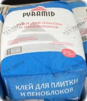 Клей для плитки и пеноблоков Pyramid 25кг Piramid 3532