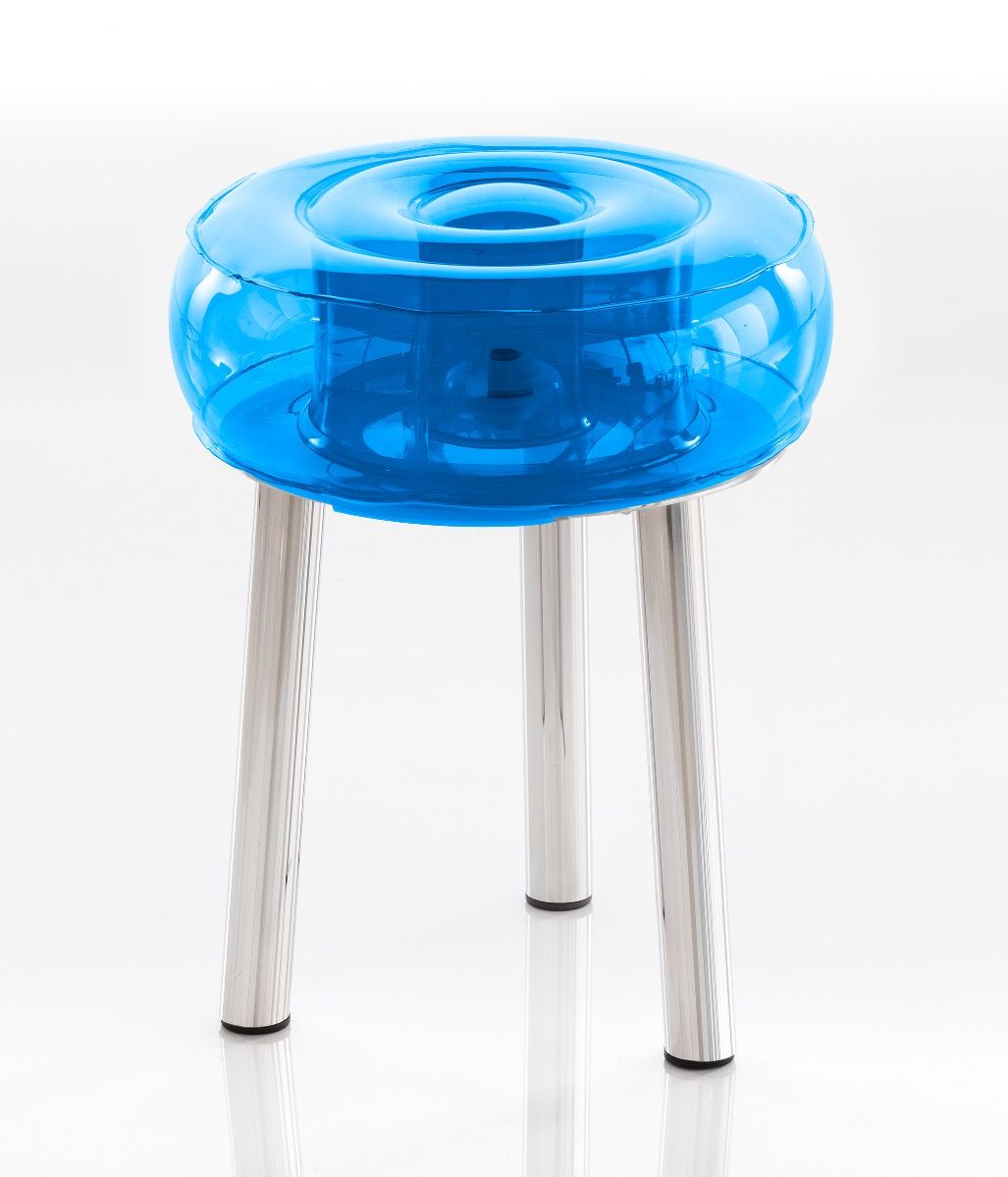 MOJOW Табурет FLOOFY из нержавеющей стали Синий TAFLCIEKO19BC 