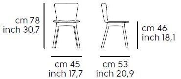 Midj Стул полипропиленовый Calla sun-id-1356058 - Вид №2