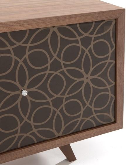 Tonin Casa Комод из дерева и стекла с распашными дверцами Granada sun-id-1472307 - Вид №1