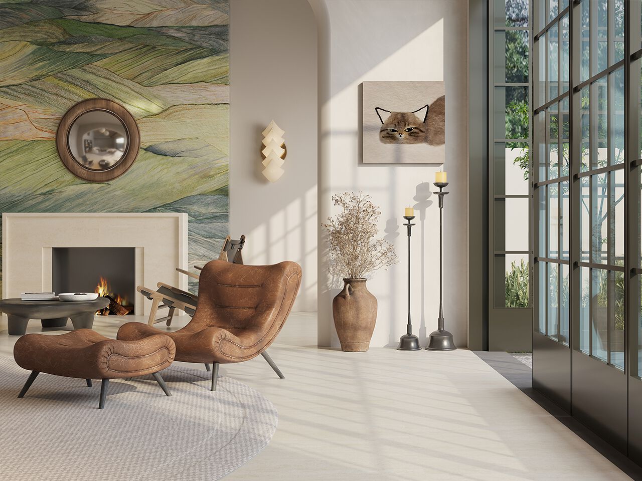 Мраморный пол / покрытие GANI MARBLE TILES VERDE LAPPONIA ARCH-00078542 - Вид №1