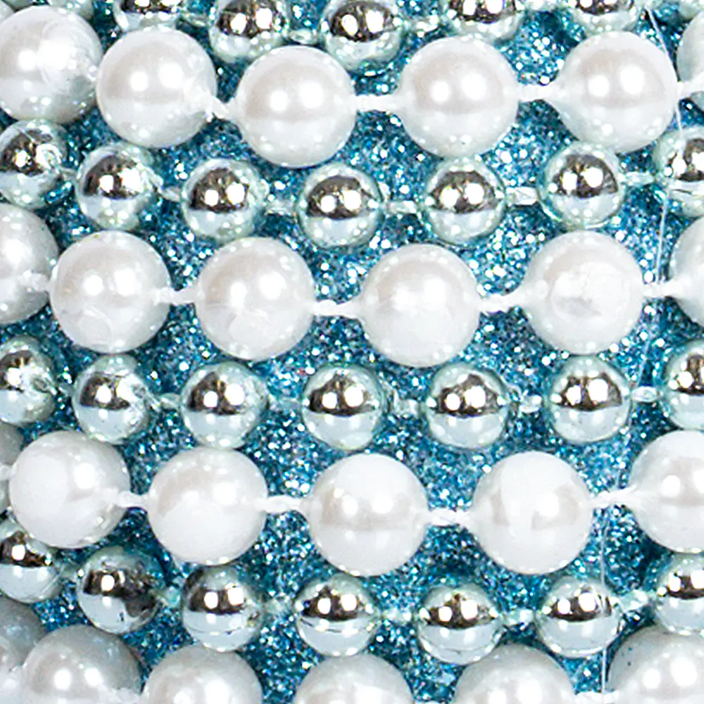 Елочный шар KREAFORTA с бисером голубой ø8 см 89420661 STLM-1583463 - Вид №2