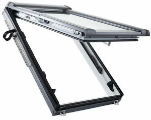 Roto Откидное / поворотное окно из дерева Designo