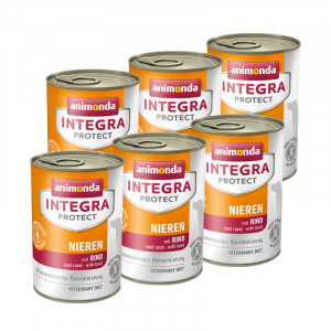 ПР0047972*6 Корм для собак Integra Renal с говядиной при ХПН конс. 400г (упаковка - 6 шт) Animonda